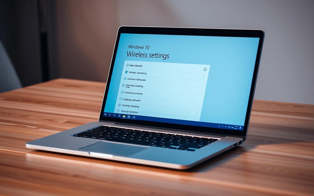 Windows wireless network settings