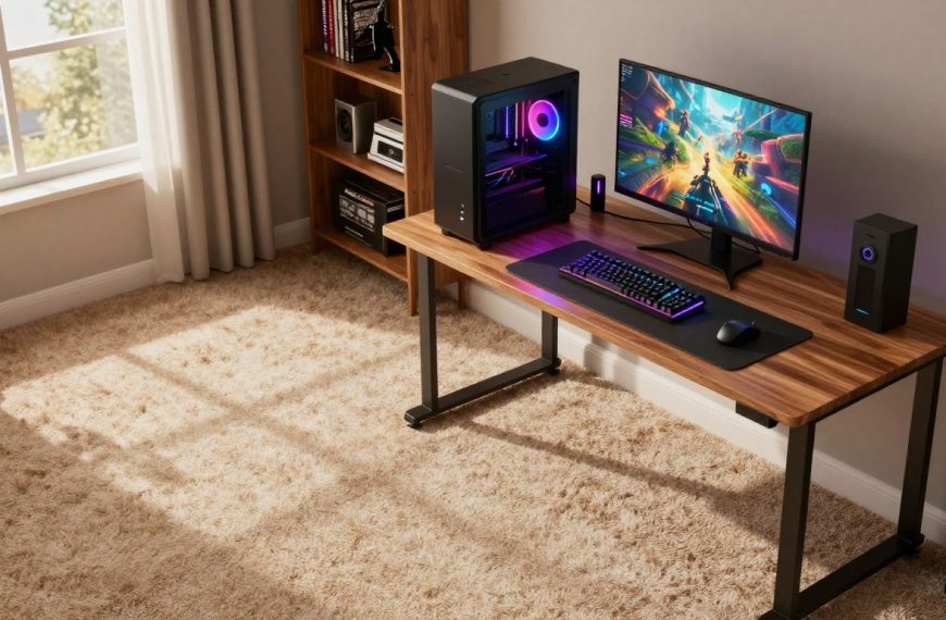 can you put a gaming PC on carpet
